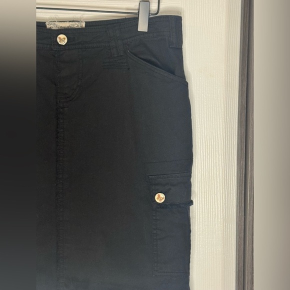 Women’s Black Love Stitch Skirt with Butterfly Buttons - Picture 10 of 15